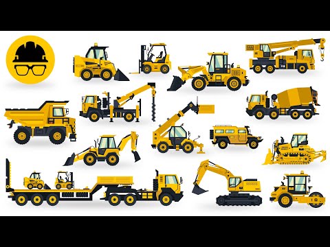 Construction machines video thumbnail